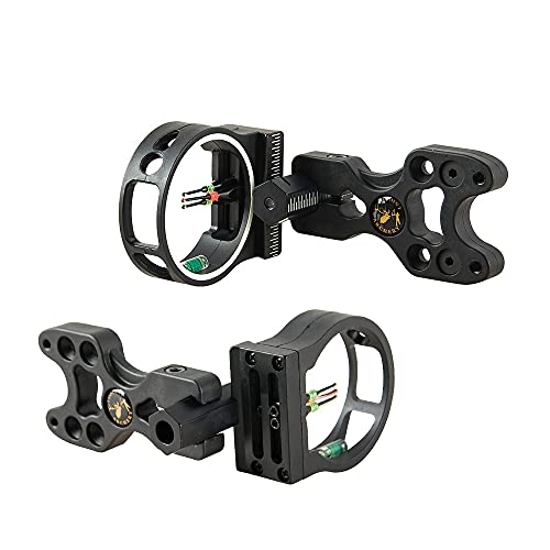 TOPOINT Archery TP1330 Compound Bow Sight LH and RH Both Available Including 3-pin Bow Sight Arrows Rest Stabilizer Braided Bow Sling Bow Shooting Accessory (TP1330)
