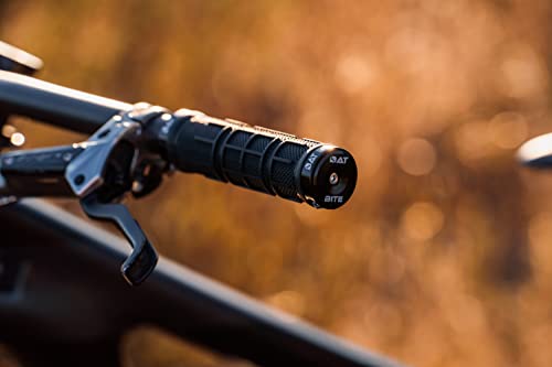 Bat Bite Bike Co. Mountain Bike Handlebar Grips With Alloy Bar End, Double Lock-On Mtb Grips, Anti-Slip Bicycle Handle Grips, Comfortable Locking Grip For Bmx, Beach Cruiser, E-Bike, Scooter #TOP3