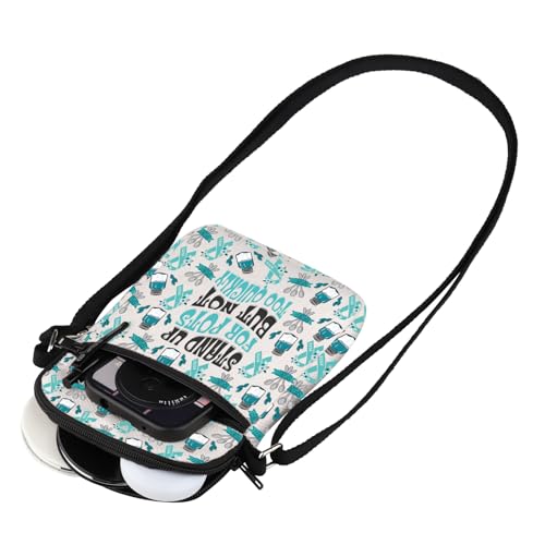 MEIKIUP POTS Awareness Crossbody Bag Dysautonomia Gift POTS Syndrome Gift Dizziness Awareness Bag2