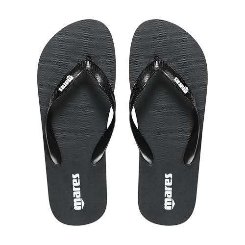Mares TOEFLIP, Infradito da Mare e Piscina, Adulto, Unisex, Nero, Taglia 43