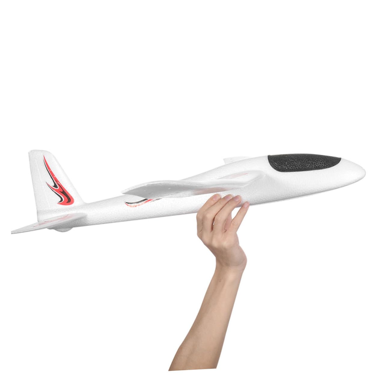 Toyvian 2 Aviones de Espuma para Lanzar a Mano, Avión Planeador Grande de Espuma de 99 Cm para Que Los Niños Jueguen Al Aire Libre Y para Cumpleaños.
