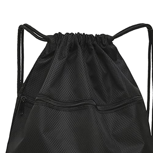 shamjina de Cordão com Cordão de Náilon Resistente à água para Ginástica, Preto