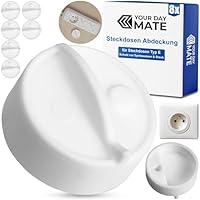 Cache-prises En Silicone - Lot De 8, Blanc - Protection Anti-poussière Et éclaboussures Pour Prises Type E (France/Belgique/Pologne)
