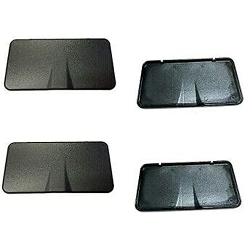 2 X New Sun Visor Vanity Mirror Cover Replacement Lid for Corvette C6