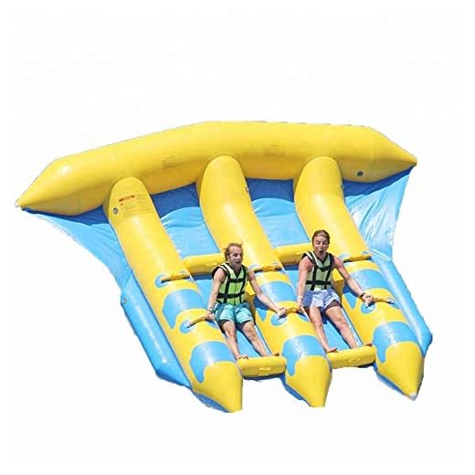 Foammaker Inflatable Flying Fish Inflatable Fishing Boats for Water Park (16.4 feet x 13 feet)