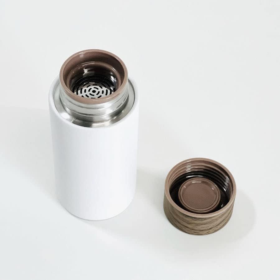 Miniatura 5 de MMEP Insulated Travel Water Bottle Stainless Steel Leak Proof Thermos Tumbler for HotIce Coffee and Tea Unique Gifts for Women and Men 135 oz Black