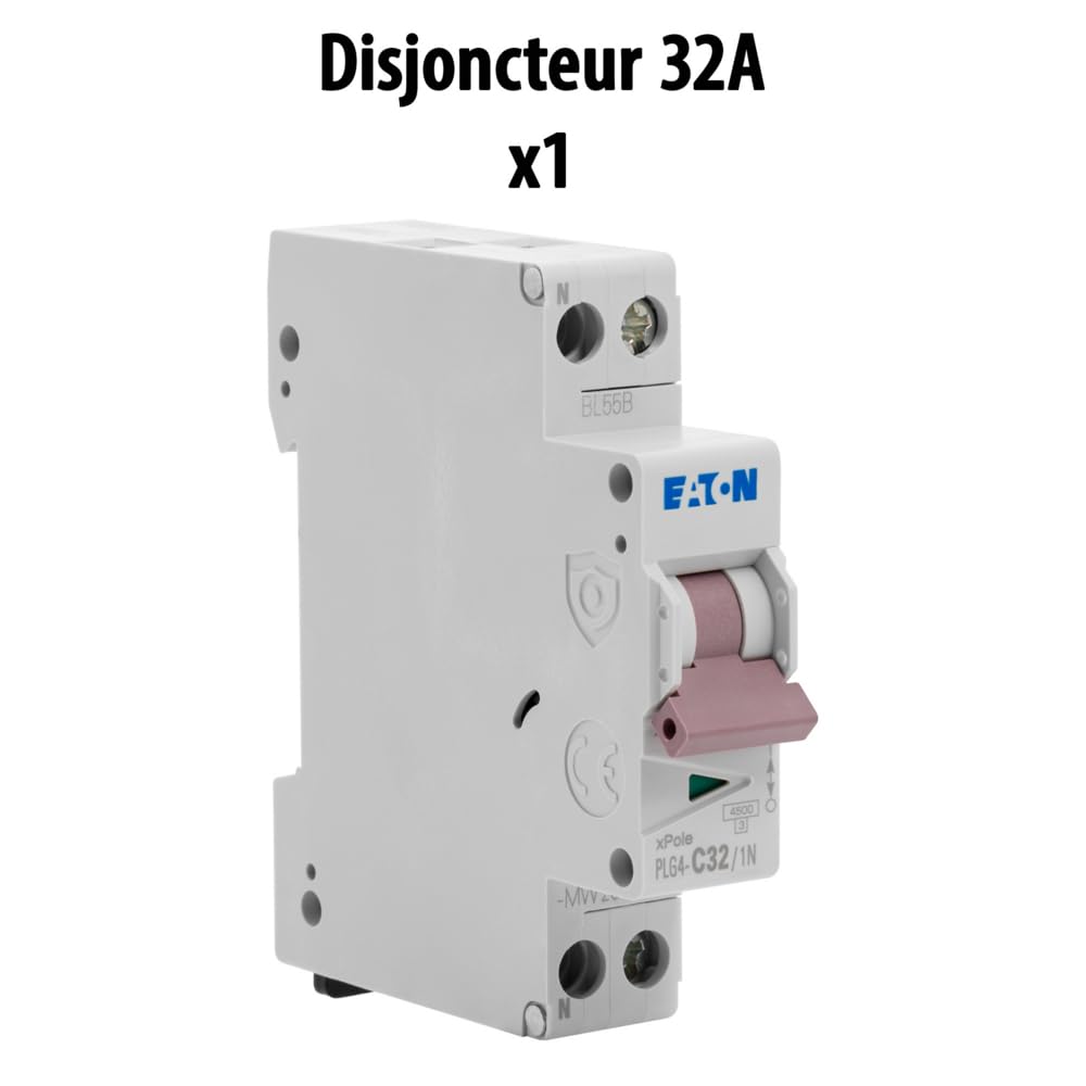 EATON - Lot De 8 Disjoncteurs Modulaires Ph+N – 2×10A, 3×16A