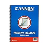Cannon Sports Women's Lacrosse Scorebook