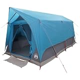QJBSAVVA Tenda da Campeggio a Tunnel per Auto 8 Persone Blu