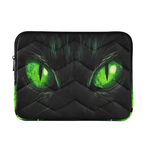 Funda para Laptop 13-14 Pulgadas Ojos Verdes Impermeable