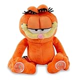 Garfield With Suction Cups 12-Inch Collector Plush Toy, Large Soft Stuffed Animal