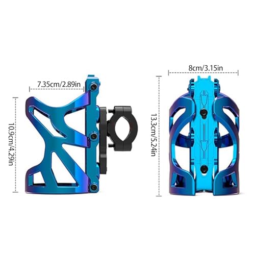 Support réglable pour bouteille d'eau anti-vibration pour vélo et moto - 3