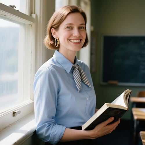 Teacher Appreciation Gifts for Women Teacher Earrings Book Pencil Hoop Earrings Back To School Jewelry Accessories Outfits3