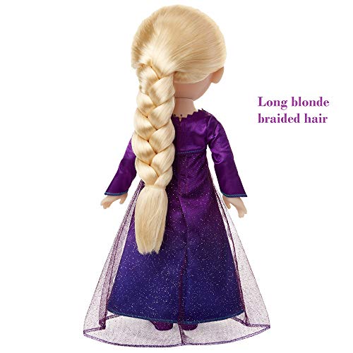 Disney Frozen 2 Elsa Musical Doll Sings Into The Unknown - Features 14 Film Phrases - Dress Lights Up - Ages 3+, 14 in - Thumbnail 5