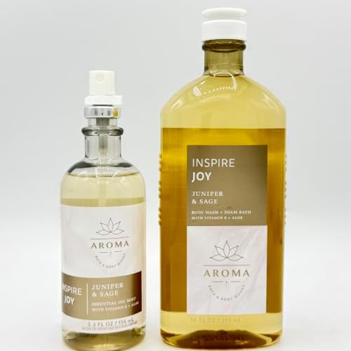 Bath & Body Works Inspire Joy Juniper & Sage Aroma 2-Piece Gift Set
