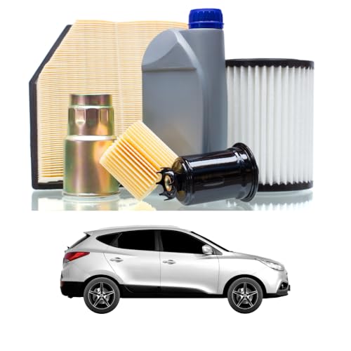 Kit Tagliando 4 Filtri Per HYUNDAI Ix35 1.7 CRDi 85 Kw Anno - Foto 7