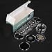 20 Sets Coin Capsules 46mm with 6 Sizes Foam Gaskets Coin Case Holder Protector for Coin Collection (Black Gaskets [20 PCS], [20/25/30/35/40/46MM])