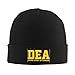 DEA Novelty Beanie Hat for Men and Women Fashionable Interesting Winter Hat Keep Warm Black