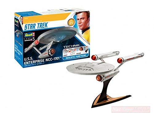 Revell SCALE MODELL KOMPATIBEL MIT USS ENTERPRISE NCC-1701 (STAR TREK) KIT 1:600 RV00454