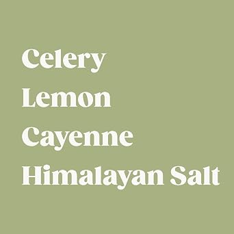 PUR Cold-Pressed Juice Celery Kick 6 Pack Celery Juice, Lemon, Ginger, Cayenne & Himalayan Salt Invigorating Drink Supports Wellness, Digestion & Cleanse Days Raw Pressed at Source