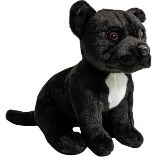 Carl Dick Staffordshire Bull Terrier Noir 32 cm. Peluche, Jouet en Peluche, Animal en Peluche 3623