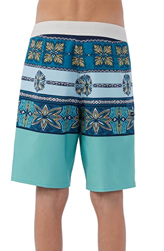 O'NEILL Boy's 17 Inch Printed Boardshorts - Water Resistant Swim Trunks for Kids with Quick Dry Stretch Fabric and Pockets3