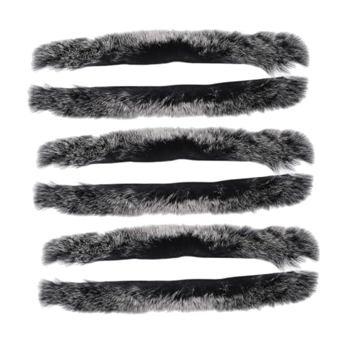MUSISALY 6pcs Rabbit Fur String Dampeners for Noise Reduction Recurve Stabilizer for Bowstring Silencing Soft Bowstring Silencers for Set