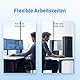 NGTeco Cloud Stempeluhr TC1 – 2.4GHz WiFi Zeiterfassung mit Fernbedienung, Software & App für iOS/Android, Inkl. 5 RFID Karten – Keine monatlichen Kosten