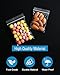 500 PCS Small Plastic Bags, Mini Resealable Bags, 4 Different Sizes Small Jewelry Clear Storage Poly Bag for Packaging, Candy, Pill