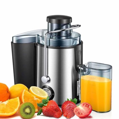 Gziztx Juicer Machines 1000W Centrifugal Juicer Whole Fruit and Vegetable Juice Maker with 65MM Feed Chute, 2 Speed Control, Anti-Drip, Easy to Clean