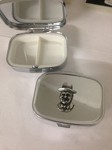 Winston Churchill R100 - Pastillero de metal rectangular de plata de viaje