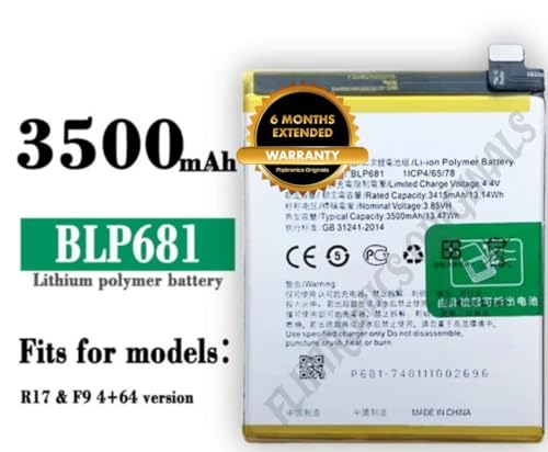 Image of BLP681 Battery for Oppo F9, F9 Pro / R17 CPH1879, PBEM00 Battery with 6 Month Warranty**** (U177)