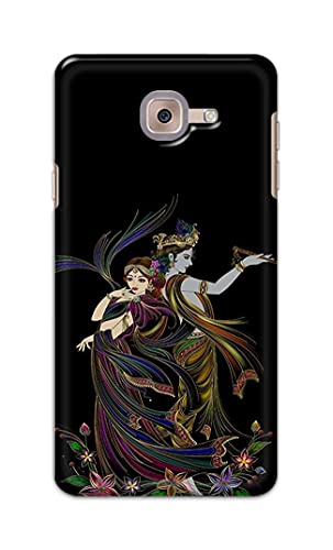 Image of Lord Radha and Krishna Hard Back Case Cover for Samsung Galaxy J7 Max /Samsung On Max, SM-G615F / DS Back Cover -(J5) VNS2223
