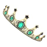 USHOBE Diadema de Boda Barroca para Mujer Diseño Brillante y Aleación Ligera, Cómoda para Usar en Bodas y Fiestas Nupciales