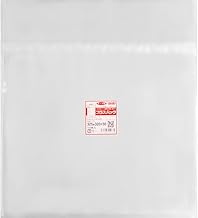 OPP Bag with Body Tape [LP Record] Width 12.8 x Height 12.6 + 2.0 inches (325 x 320 + 50 mm) (100 sheets) [Thick] 40 Microns Made in Japan