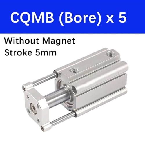 Cylindre pneumatique CQMB100 à tige de guidage pour automatisme