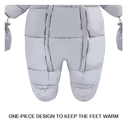 Image of Baby Girl Winter Snowsuit Toddler Jacket Clothes For Boy Infant Jumpsuit Hoodied