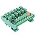 Terminal Block 3 Wire 12 Channel Card, DIN Rail Mount, Switch Controlled NPN PNP Output, Compact Design for Automated Industry, KP 12L Gther C Model