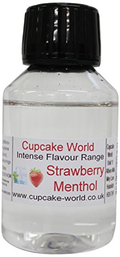 Cupcake World Aromas Alimentarios Intenso Mentol de Fresa Total: 100 ml