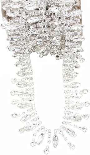 Cadena de diamantes de imitación para reparar ropa y decorar vestidos 8