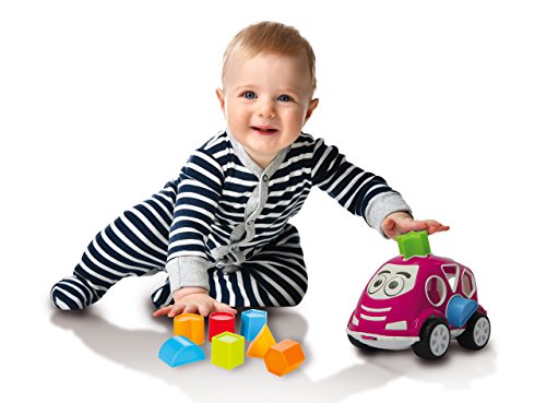 Jamara- Just Play Juego Educativo Coche con Formas, Color fucsia, Medium (460292)