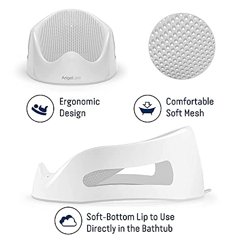 Angelcare Baby Bath Support (Grey) | Ideal For Babies Less Than 6 Months Old #TOP4