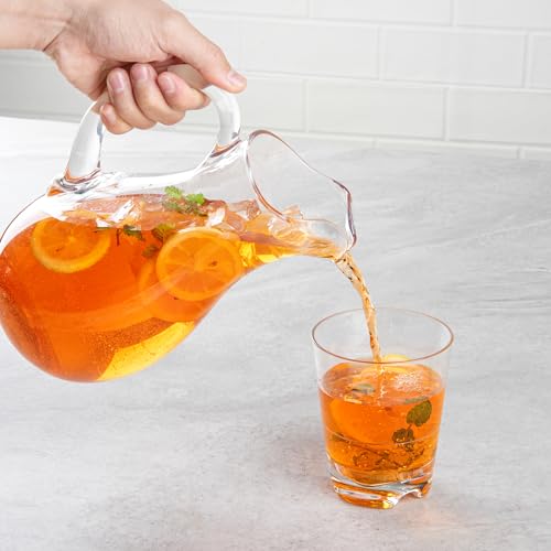Image of Bev Tek 57 Ounce Water Pitcher, 1 Heavy-Duty Water Jug - Dishwashable, Shatterproof, Clear Polycarbonate Beverage Serveware, For All Kinds Of Beverages - Restaurantware