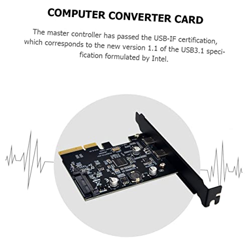 Carte extension double port type-c adaptateur pci express pc windows linux - 3