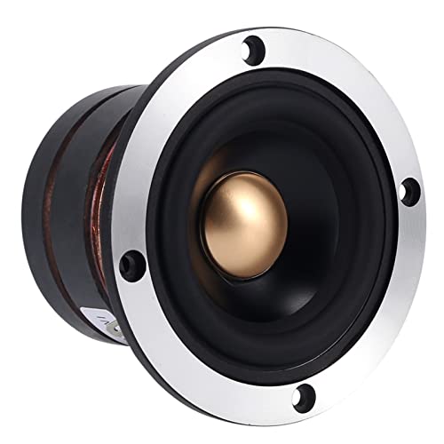 RZQMPV 2 pezzi 3- Pollice Febbre altoparlante a full-range HiFi. Vocal Super Super Bass Dual Magnete Magnete Ssuper Long Stroke 60W Diffusore da scaffale