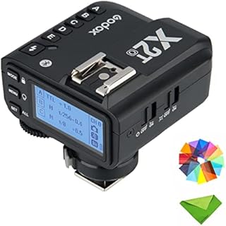 Godox X2T-O TTL Wireless Flash Trigger for Olympus, 1/8000s HSS Bluetooth Connection Supports App Controller, TCM Function, 5 Separate Group Buttons, Hotshoe Locking, AF Assist Light