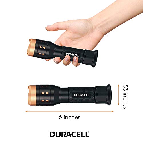Infinity X1 Duracell 700 Lumen Aluminum Focusing Flashlight For Everyday Use - Ultra-Light And Easy To Carry Design With 3 Modes And 3-Aaa Batteries Included. Great For In-Door & Out-Door Use #TOP3
