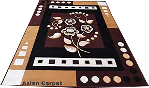 Image of Anti Skid Soft Acrylic Wool Carpet for Living Room & Bedroom (Design 2, 6 x 8 Feet)
