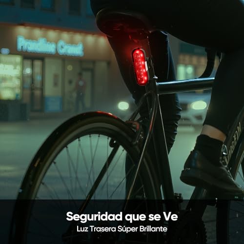 Gobikey Luces Bicicleta Delantera y Trasera, Carga Rápida en 2 Horas, IP65 Impermeable Luz Bicicleta - imagen 4