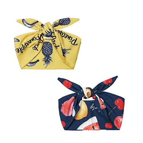 ALwaysgirls Headbands for women Turban Twist Bow-Fruit